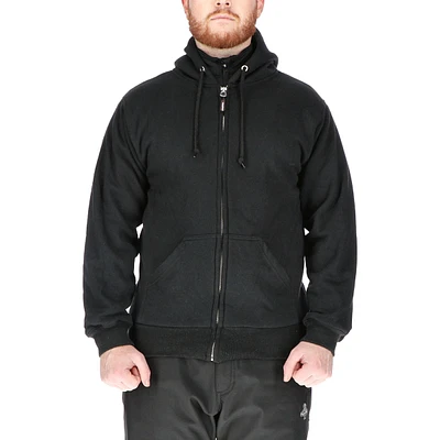 RefrigiWear Big & Tall Thermal Lined Hooded Sweatshirt - Heavy-Duty, Warm, Comfortable