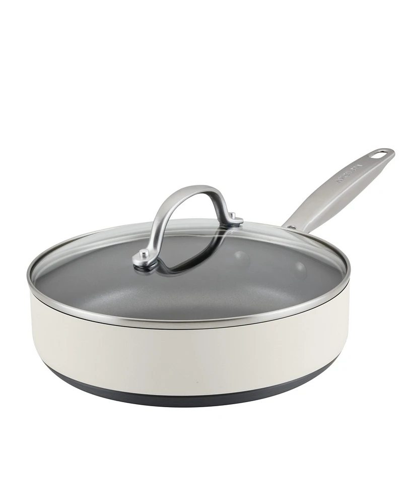 Anolon Achieve Hard Anodized Nonstick 3 Quart Saute Pan with Lid