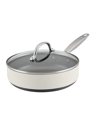 Anolon Achieve Hard Anodized Nonstick 3 Quart Saute Pan with Lid