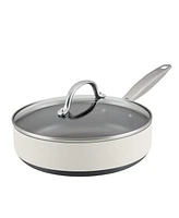 Anolon Achieve Hard Anodized Nonstick 3 Quart Saute Pan with Lid