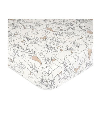 Crane Baby Baby Boys or Baby Girls Ezra Crib Sheet