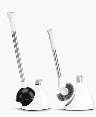 simplehuman Toilet Plunger Plus Toilet Brush