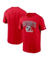 Men's Nike Red New England Patriots Team Athletic T-shirt