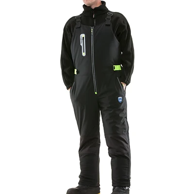 RefrigiWear Big & Tall Extreme Softshell Bib Overalls - -60°F Comfort, Insulated, Windproof, Water-Repellent, Durable Workwear for Cold