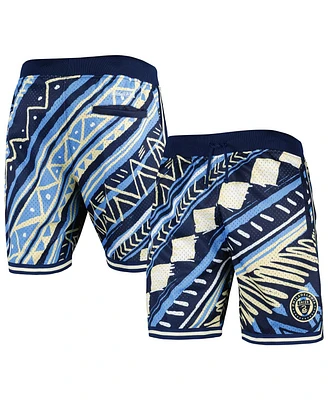 Men's Mitchell & Ness Navy Philadelphia Union Tribal Fashion Shorts