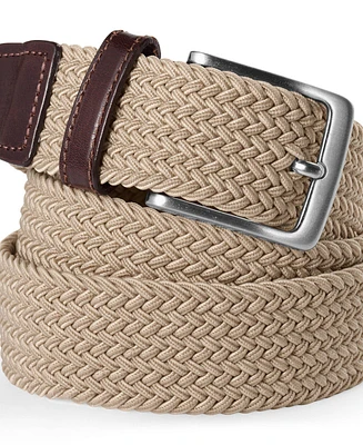 Lands' End Big & Tall Elastic Braid Belt