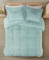 Intelligent Design Malea Shaggy Faux-Fur 3-Pc. Comforter Set, Full/Queen