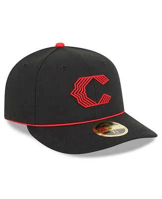 Men's New Era Black Cincinnati Reds 2023 City Connect Low Profile 59FIFTY Fitted Hat