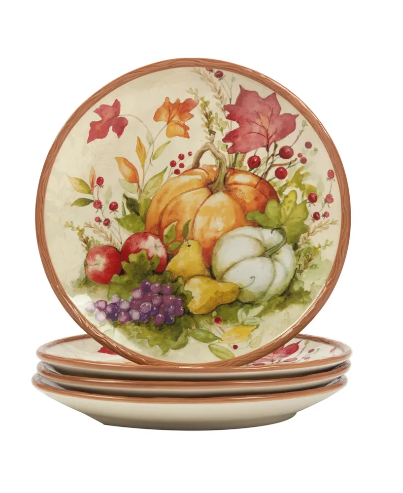 Certified International Harvest Blessings 16 Piece Dinnerware Set, Service for 4