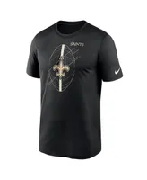 Men's Nike Black New Orleans Saints Legend Icon Performance T-shirt