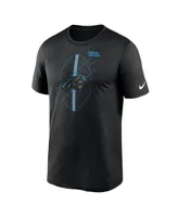 Men's Nike Black Carolina Panthers Legend Icon Performance T-shirt