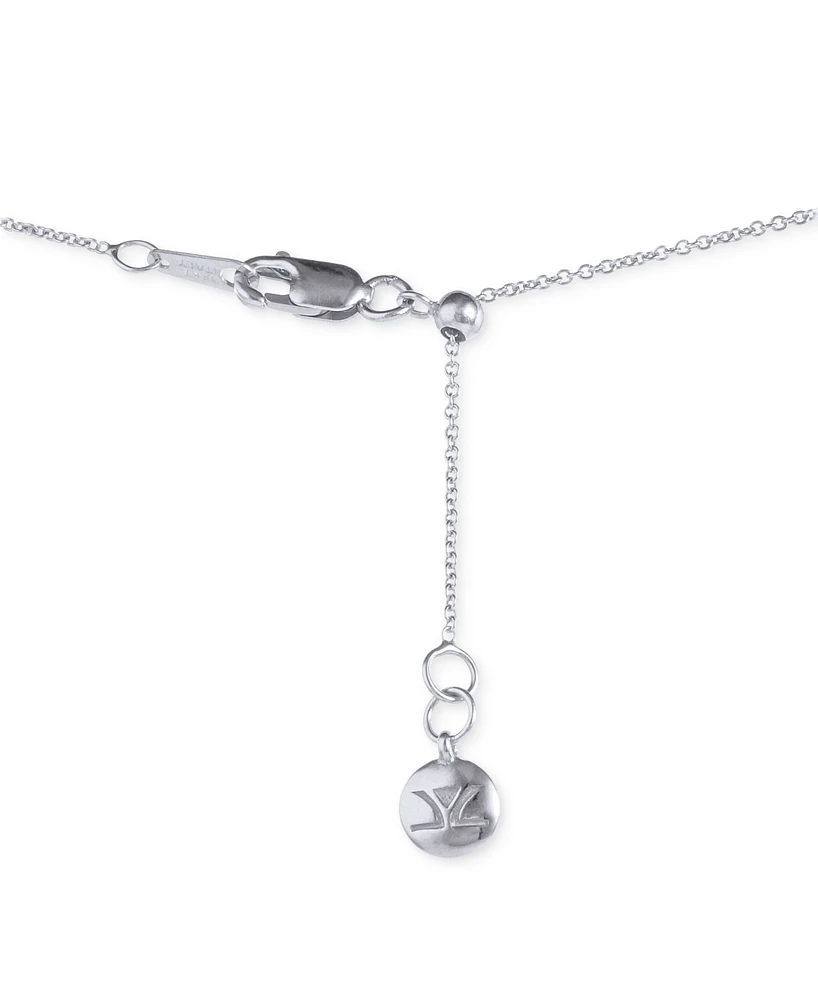 Le Vian Ombre Multi-Gemstone (3/8 ct. t.w.) & Nude Diamond (1/4 ct. t.w.) Jellyfish Pendant Necklace in 14k White Gold, 18" + 2" extender