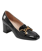 Bandolino Women's Lucien Bit Block Heel Loafers