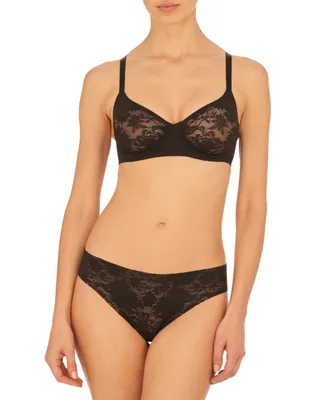 Natori Women's Levitate Unlined Underwire Lace Bra 724320