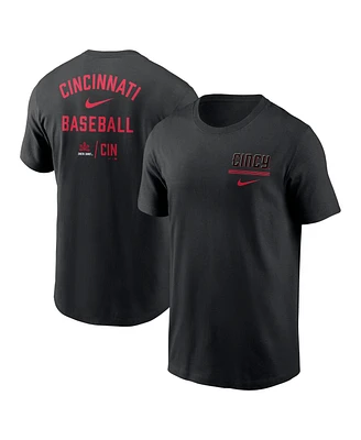 Men's Nike Black Cincinnati Reds 2023 City Connect Double T-shirt