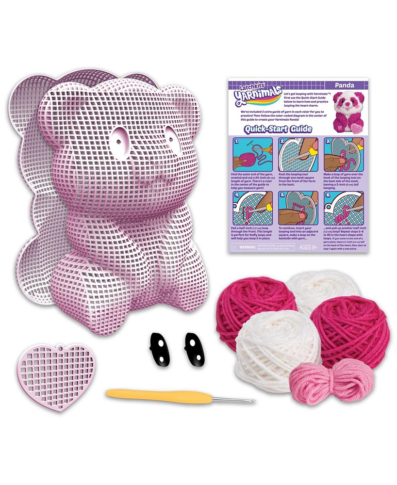Playmonster LatchSets Yarnimals Panda Toy