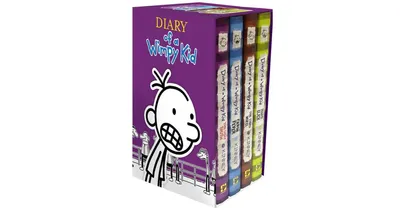 Diary of a Wimpy Kid Box of Books 5-8 by Jeff Kinney