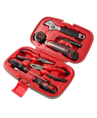 Stalwart Household Hand Tools - 9-Piece Tool Set Includes Adjustable Wrench, Screwdriver, Pliers, and More