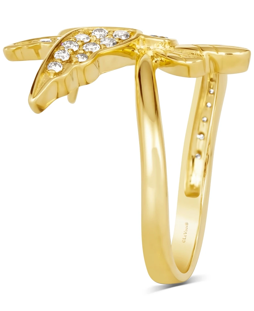 Le Vian Multicolor Diamond Bird Statement Ring (1/2 ct. t.w.) in 14k Gold