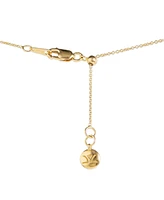 Le Vian Chocolate Diamond & Nude Diamond High Heel Shoe Pendant Necklace (3/8 ct. t.w.) in 14k Gold, 18" + 2" extender