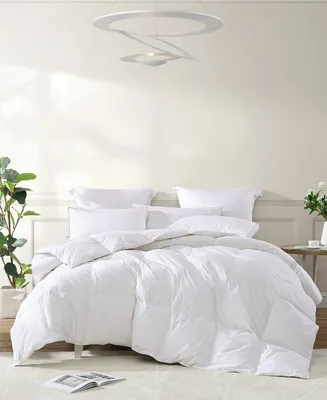 Royal Luxe All Season Warmth White Goose Feather and Down Fiber Comforter, Full/Queen, Exclusively at Macy's