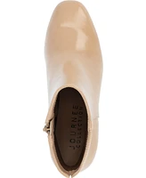 Journee Collection Women's Adria Round Toe Block Heel Booties