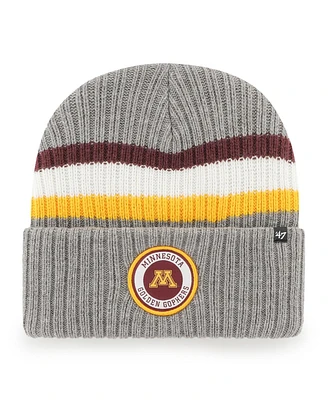Men's '47 Brand Charcoal Minnesota Golden Gophers Highline Cuffed Knit