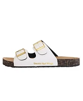 Women's Foco Detroit Red Wings Double-Buckle Sandals