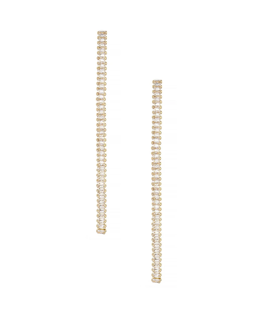 Ettika Singular 18K Gold Plated Drop Earrings