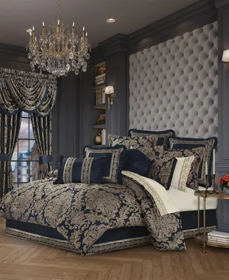 J Queen New York Monte Carlo 4 Piece Comforter Set