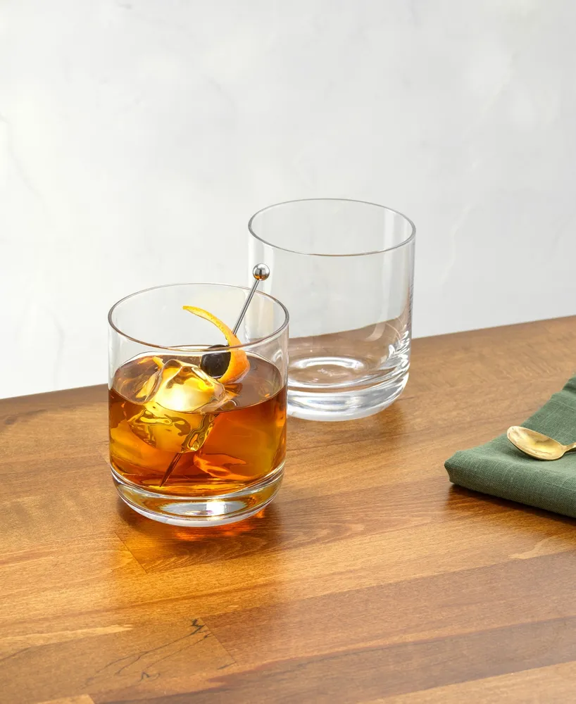 JoyJolt Nova Short Whiskey Glasses Set - Set of 4