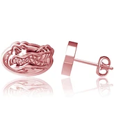 Women's Dayna Designs Florida Gators Rose Gold Post Earrings
