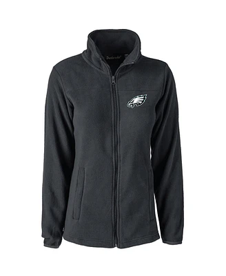 Women's Dunbrooke Black Philadelphia Eagles Hayden Polar Full-Zip Jacket