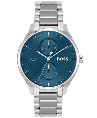 Hugo Boss Men's Tyler Quartz Multifunction Stainless Steel Watch 43mm