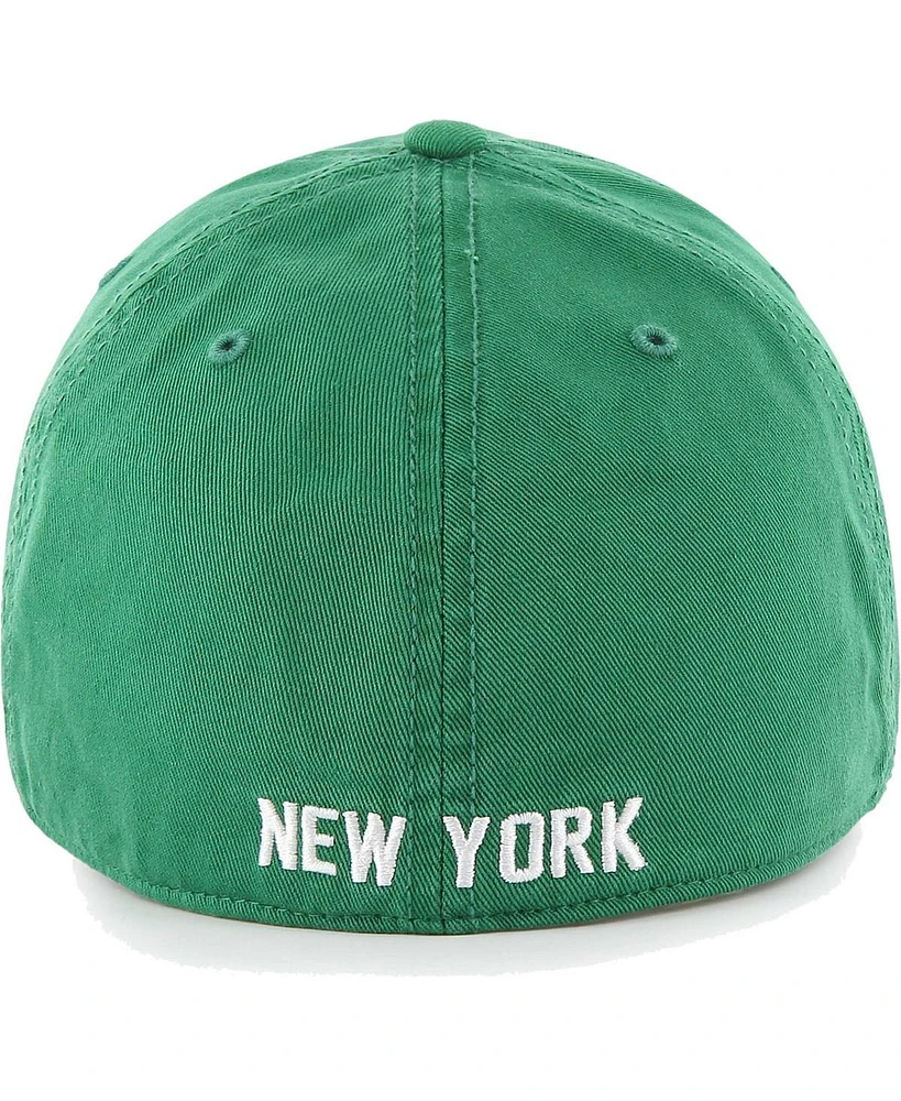 Men's '47 Brand Kelly Green New York Jets Gridiron Classics Franchise Legacy Fitted Hat