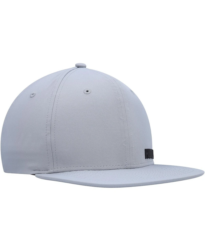 Men's Hurley Gray Phantom Ridge Zipperback Adjustable Hat