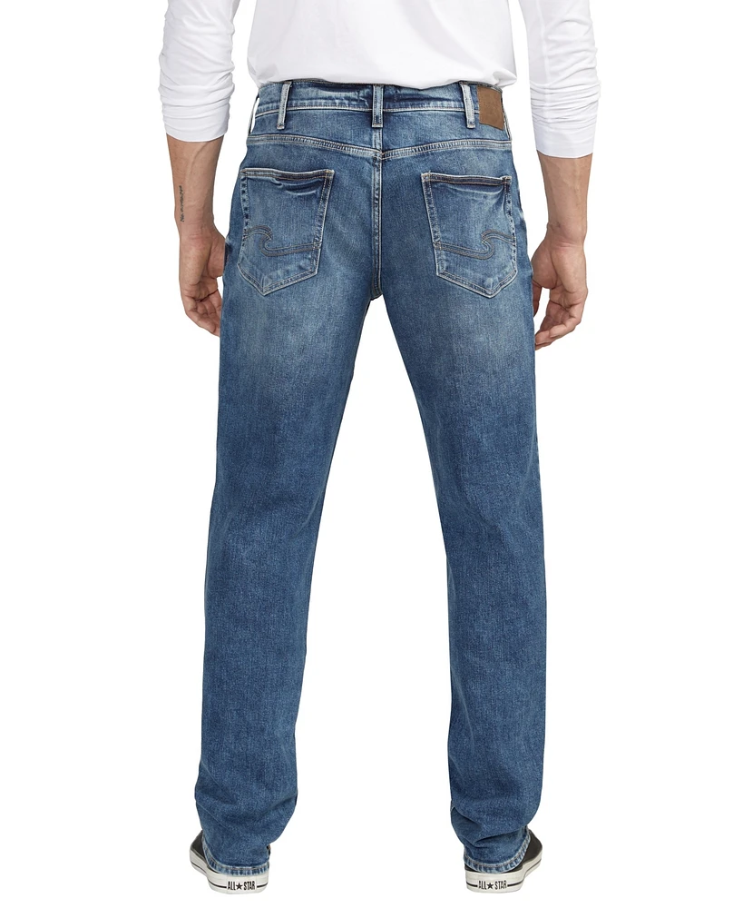 Silver Jeans Co. Men's Eddie Athletic Fit Tapered Leg Jeans