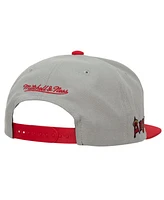 Men's Mitchell & Ness Gray California Angels 1989-1992 Cooperstown Collection Away Snapback Hat