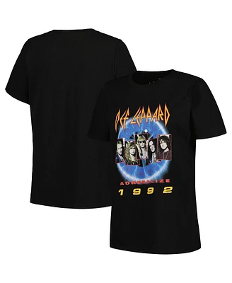 Women's Black Def Leppard Adrenalize 1992 Graphic T-shirt