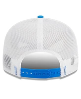 Men's New Era Powder Blue Los Angeles Chargers Tear Trucker 9FIFTY Snapback Hat
