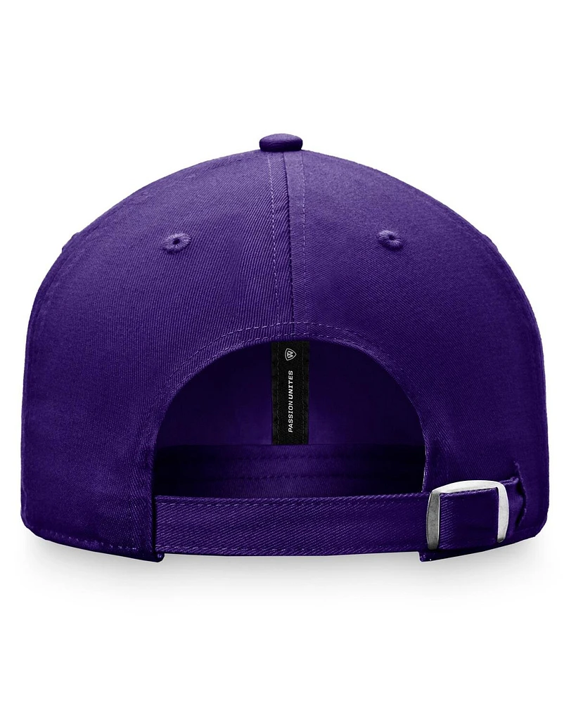 Men's Top of the World Purple Kansas State Wildcats Slice Adjustable Hat