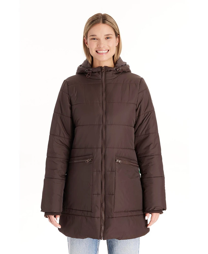 Modern Eternity Maternity Gianna - 3in1 Hybrid Puffer Jacket