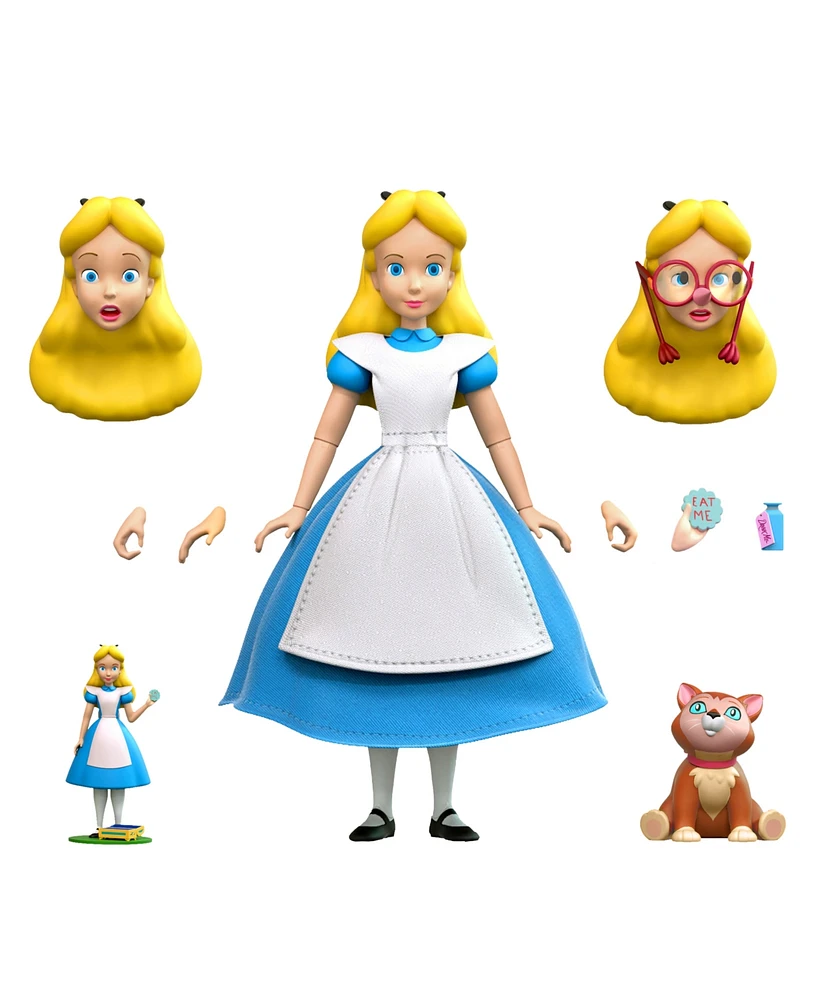 Super 7 Disney Alice in Wonderland Alice 7" Ultimates, Action Figure