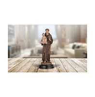 Fc Design 5"H Saint Anthony Holding Child Jesus Statue Anthony of Padua Holy Figurine Religious Decoration Home Decor Perfect Gift for House Warming,