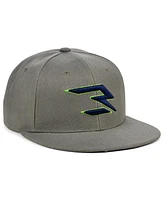 Men's Gray, Navy Nike 3BRAND by Russell Wilson Fashion Snapback Adjustable Hat