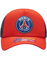 Men's Red Paris Saint-Germain Trucker Adjustable Hat