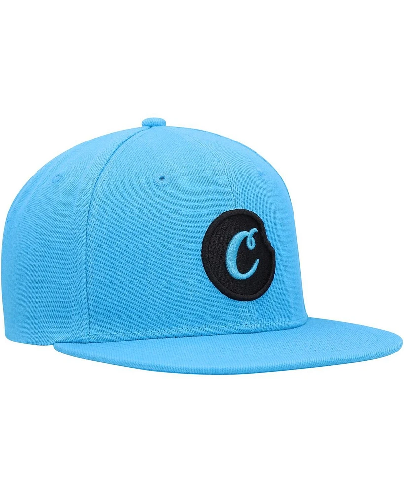 Men's Cookies Blue C-Bite Snapback Hat