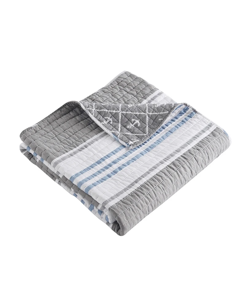 Levtex Provincetown Reversible Quilted Throw, 50" x 60"