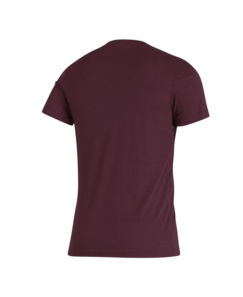 Men's adidas Maroon Texas A&M Aggies Along The Shadow Tri-Blend T-shirt