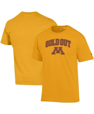 Men's Champion Minnesota Golden Gophers Gold Out T-shirt